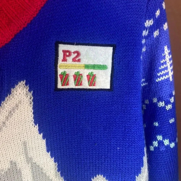 Penguin Christmas Holiday Time sweater size XXL - Picture 4 of 6
